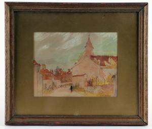 WEBER Fred W. 1890-1972,Bavarian Village,1910,Kamelot Auctions US 2021-01-26