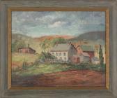 WEBER Fred W. 1890-1972,landscape,1955,Pook & Pook US 2012-02-23