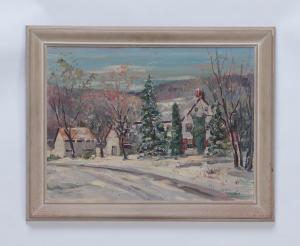 WEBER Fred W. 1890-1972,Winter landscape,Kamelot Auctions US 2023-01-19