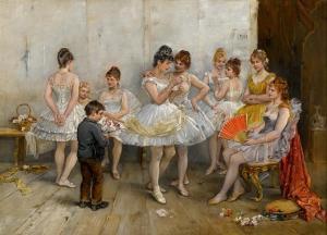 WEBER Maria 1899-1970,A LULL IN THE BALLET,Freeman US 2014-01-28