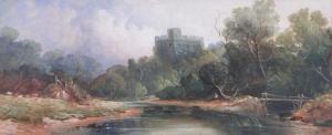 WEBER Otto 1876-1947,Windsor Castle from the river,Burstow and Hewett GB 2016-05-25