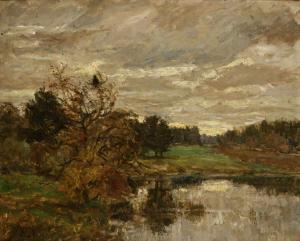 WEBER Philipp 1849-1921,Herbstlandschaft,Wendl DE 2020-03-05