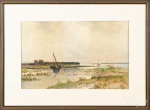 WEBER Philipp 1849-1921,landscape,1888,Pook & Pook US 2015-12-09
