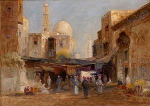 WEBER R 1800-1900,Blick in die Altstadt von Kairo,Zeller DE 2012-09-13