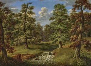 WEBER THERESE,Forest Landscape with Stream,Neumeister DE 2019-09-25