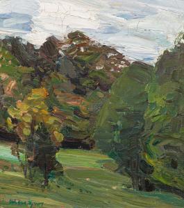 WEBER TYROL Hans Josef 1874-1957,Landscape,im Kinsky Auktionshaus AT 2021-07-06