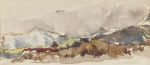 WEBER TYROL Hans Josef 1874-1957,Mountain landscape,1938,Neumeister DE 2020-09-23