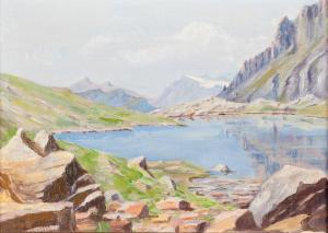 WEBER W,"Lac du Tounot à 2800 mètre dans le Val d'Anniviers",Dogny Auction CH 2011-12-06