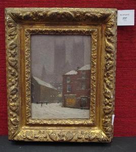 WEBSTER Alfred George 1852-1916,Lincoln Cathedral in the snow,Bonhams GB 2010-09-07