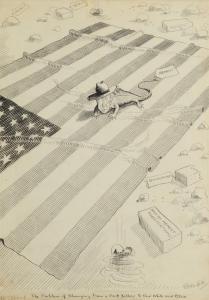 WEBSTER Harold T 1885-1953,Political cartoon,Burchard US 2015-07-26