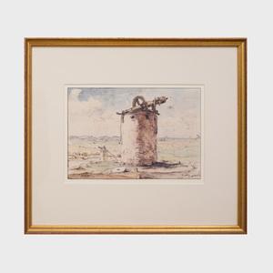 WEBSTER Herman Armour 1878-1970,Derelict Windmill,Stair Galleries US 2019-02-15