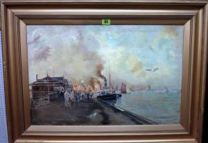 WEBSTER John 1932-2020,The Paddle steamer Waverley,Bellmans Fine Art Auctioneers GB 2016-03-12