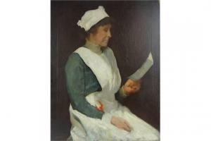 WEBSTER,portrait of a First War nurse,Burstow and Hewett GB 2015-06-24