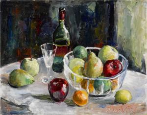 WEBSTER Stokely 1912-2001,Still Life with Crystal,1991,Sotheby's GB 2021-07-20