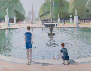 WEBSTER Stokely 1912-2001,Tuilleries Pond,1979,William Doyle US 2023-09-29