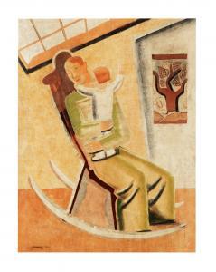 WEDEL Nils 1897-1967,"Gungstolen" (The Rocking Chair),1936,Bukowskis SE 2012-04-25