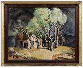 WEDOW Rudolph 1906-1965,Approaching Storm,Brunk Auctions US 2010-09-11