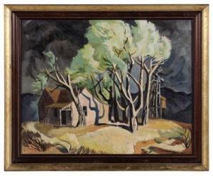 WEDOW Rudolph 1906-1965,Approaching Storm,Brunk Auctions US 2010-09-11