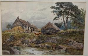 WEEDON Alfred Walford 1838-1908,a pair of highland landscapes,1875,Cheffins GB 2022-04-14
