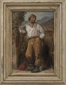 WEEKES Frederick 1854-1893,Out of Work,Christie's GB 2009-07-08