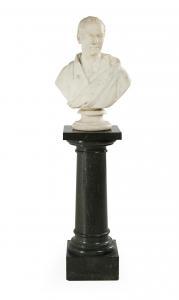 WEEKES Henry,Bust of a Distinguished Gentleman in Classical Gar,New Orleans Auction 2018-07-28