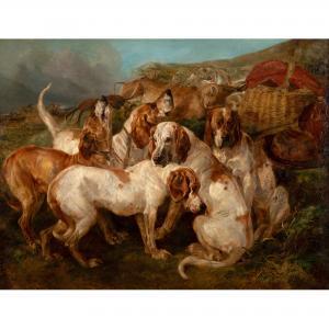 WEEKES Henry 1807-1877,HOUNDS ON A HUNT,Lyon & Turnbull GB 2020-05-28