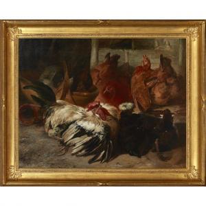 WEEKES Henry 1807-1877,THE HEN HOUSE,Lyon & Turnbull GB 2018-10-10