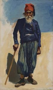 WEEKS Edwin Lord 1849-1903,Study of a Man in a Tasseled Cap,1892,Christie's GB 2019-04-30