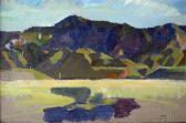 WEEKS John 1886-1965,Landscape - Flats and Hills,International Art Centre NZ 2007-10-15