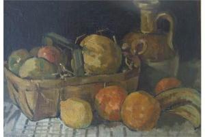 WEEKS Sydney Thomas Ch 1878-1945,A still life of fruit,1928,Charterhouse GB 2015-10-23