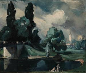 WEGENER Einar, Lili Elbe 1882-1931,Paysage Romantique,1928,Bruun Rasmussen DK 2025-04-03