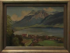 WEGENER H,Alpine Village Landscape,Clars Auction Gallery US 2013-06-15