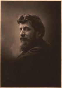 WEGENER Otto 1849-1922,Portrait du sculpteur Jean-Joseph Carriès Paris, 3,1890,Daguerre 2018-11-08
