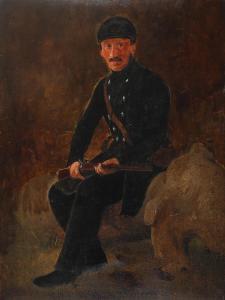 WEGENER Theodor Gustav,Portrait of Adolph Carl Nicolaus Mathias Oppermann,Bruun Rasmussen 2023-05-29