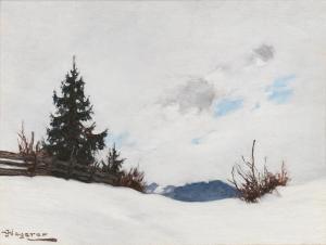 WEGERER Julius 1886-1960,Schnee kommt,Palais Dorotheum AT 2022-12-12