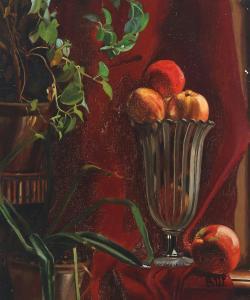 WEGMANN Bertha 1847-1926,Still life with fruit in vase,Bruun Rasmussen DK 2018-03-12