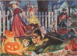 wehr paul adam 1914-1973,Halloween themes and illustrations of children,Ripley Auctions 2009-06-27