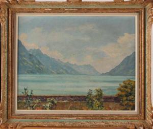 weibel Adolf 1870-1952,Brienz am Morgen,Twents Veilinghuis NL 2017-04-14