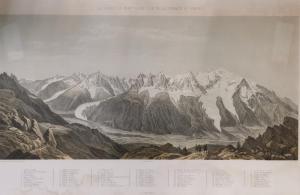 WEIBEL Charles 1769-1856,La chaîne du Mont Blanc, vue de la sommité du Bréven,Sadde FR 2019-06-19