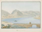 WEIBEL Jakob Samuel 1771-1846,Vue du pont Lac de Joux,1842,Dobiaschofsky CH 2010-05-05