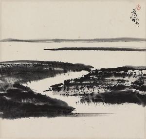 WEIBOR CHU 1929-2018,Landscape,1977,Sotheby's GB 2022-12-21