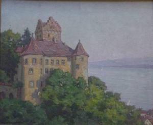 weickgenannr karl 1896-1976,Blick auf das Alte Schloss in Meersburg,Zeller DE 2009-04-16