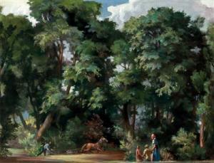 WEIDINGER Franz Xaver,\‘Sommerlandschaft\’ [A Summer Landscape],Palais Dorotheum 2022-03-28
