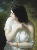 WEIDNER Josef 1801-1871,A classical maiden preparing to bathe,1863,Christie's GB 2012-02-01