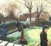 WEIGHT Carel 1908-1997,Figures in a Spencer Road garden,Bonhams GB 2015-03-10