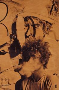 WEIGHT Greg 1946,Brett Whiteley with Smoke,1971,Menzies Art Brands AU 2022-10-12