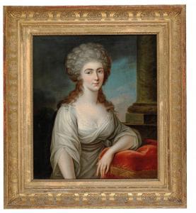 WEIKERT Johann Georg,Portrait of Queen Maria Theresa of Saxony, Archduc,Palais Dorotheum 2020-09-08