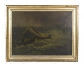 WEIL Berig 1800-1800,Whaling Scene,1864,Hindman US 2014-08-19