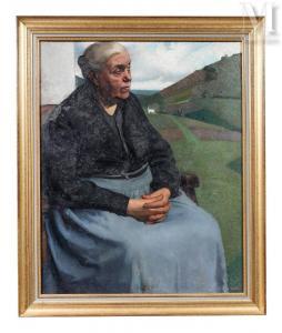 WEIL Lucien 1902-1963,Femme pensive au paysage.,Millon & Associés FR 2024-02-14