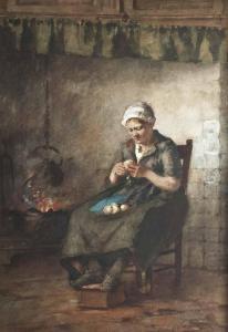 WEILAND James 1872-1968,PREPARING THE DINNER,Ross's Auctioneers and values IE 2014-03-13